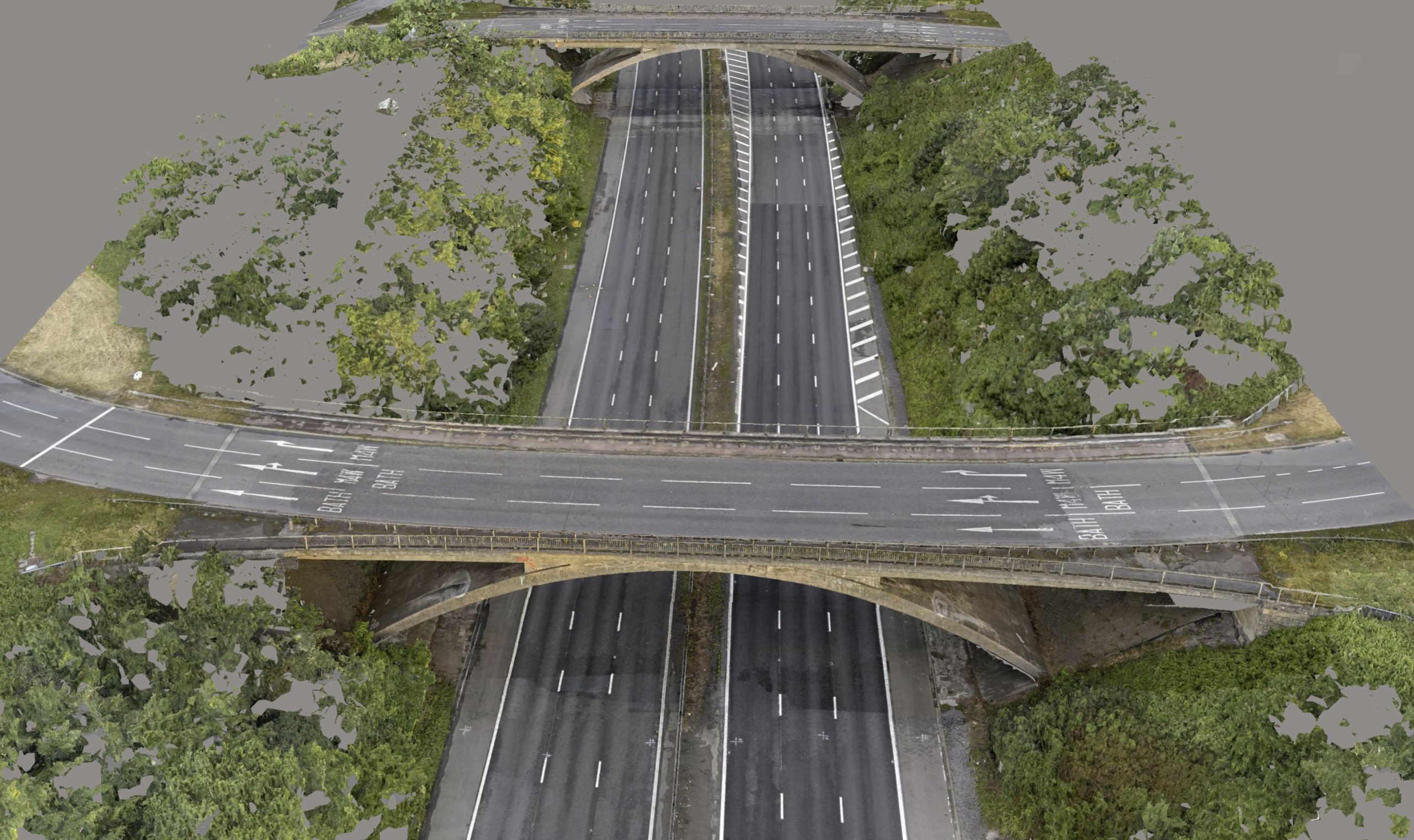 Angell Surveys Aerial View Reality Capture Bridge Road