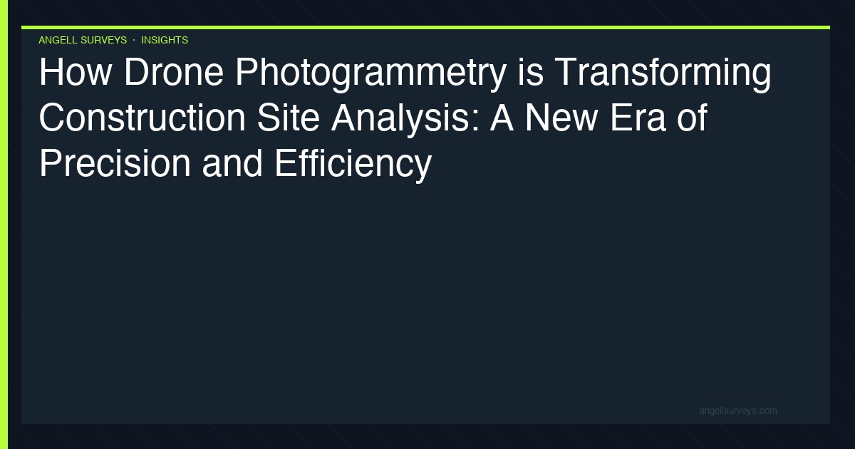 Drone Photogrammetry 8 - Angell Surveys