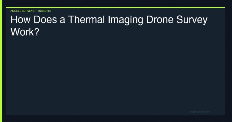 How does a thermal imaging drone survey work — infrared technology