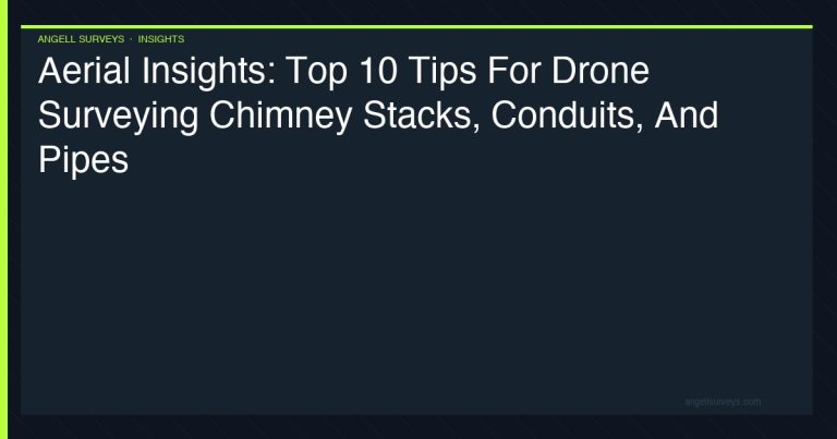 Drone surveying chimney stacks, conduits and pipes — aerial inspection tips