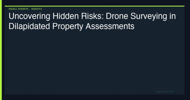 Drone surveying in dilapidated property assessments — uncovering hidden risks