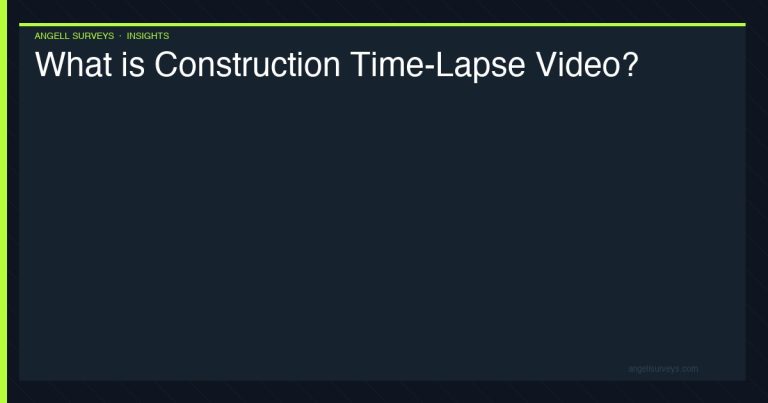 What is construction time-lapse video — aerial progress monitoring