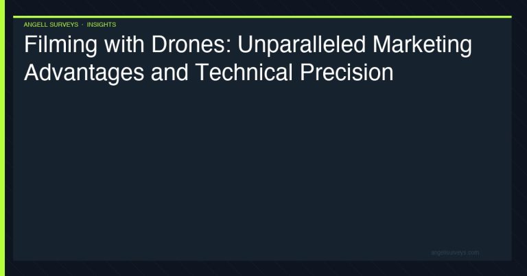 Filming with drones — marketing advantages and technical precision