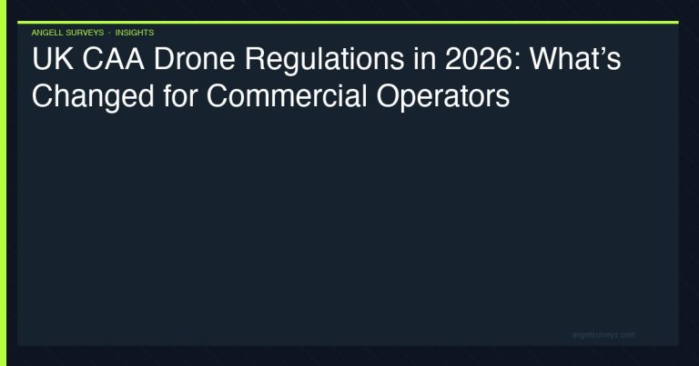 UK CAA drone regulations in 2026 — what's changed for commercial operators